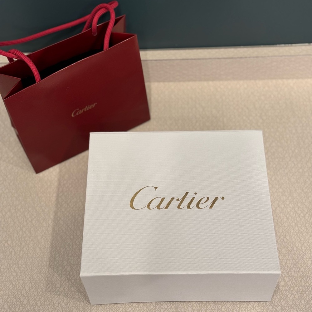 Cartier Gift Box and Bag Bundle Jewelry Storage